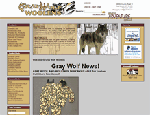 Tablet Screenshot of graywolfwoolens.com